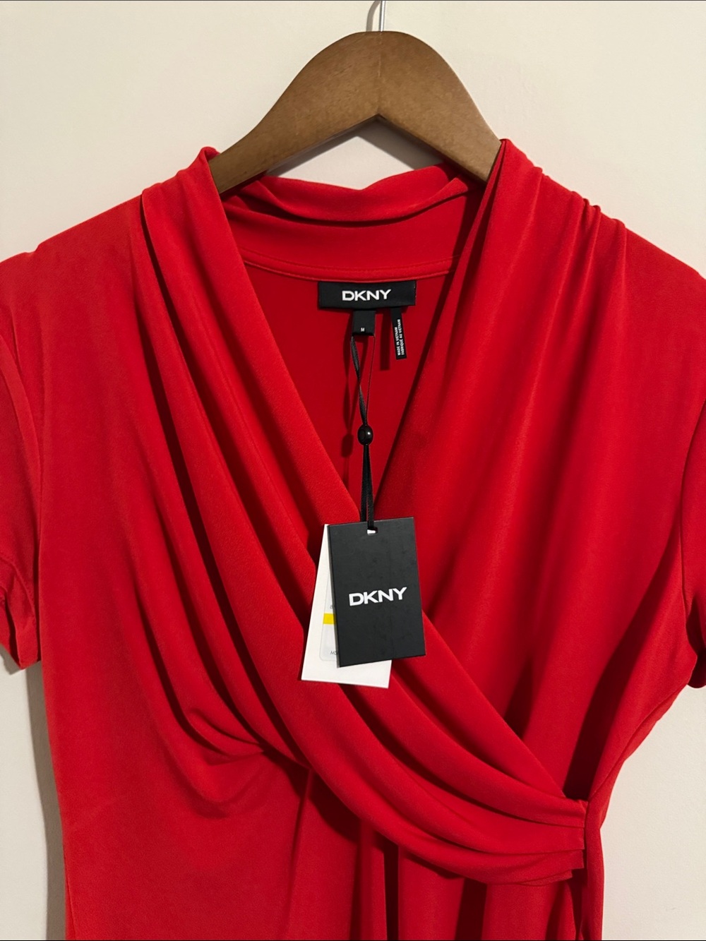DKNY Short-Sleeved Blouse Sz M NWT
